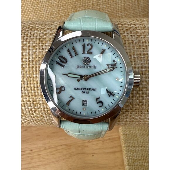 Pastorelli Womens Water Resistant Watch With Genuine Leather Mint  NOT TESTED - Picture 12 of 14